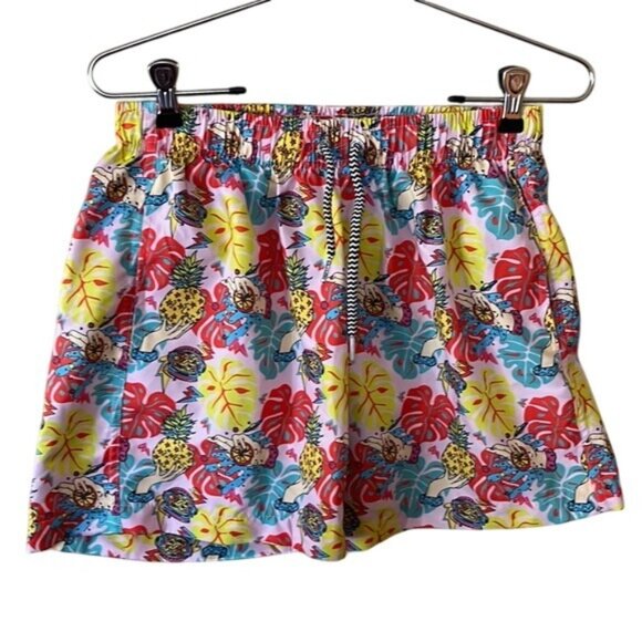 Boardies Apparel Women’s shorts size S Lined Aloha Fruit Hands swim surf beachy - Picture 1 of 10